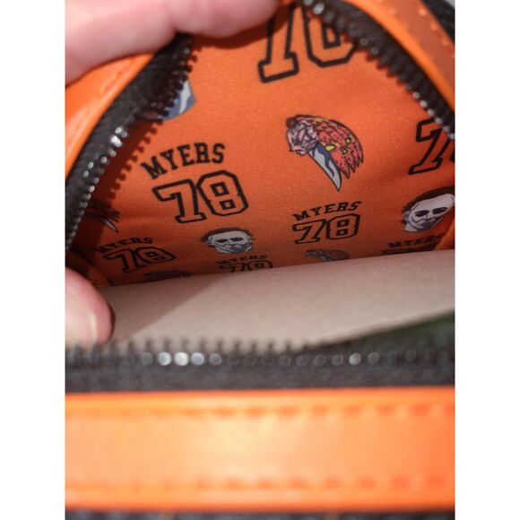 Loungefly Halloween Michael Myers Jersey 78 Mini Backpack Limited Edition NEW - Picture 5 of 8